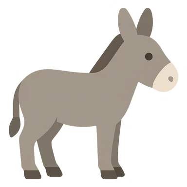 Donkey sticker