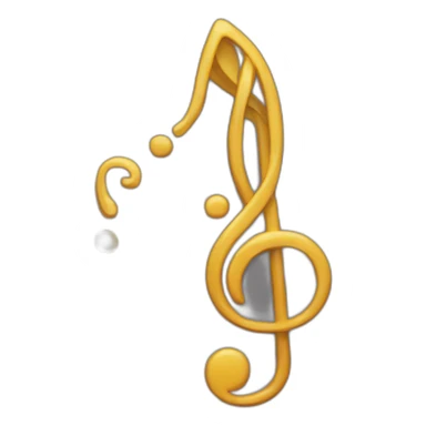 autism symbol that looks like a treble clef sticker