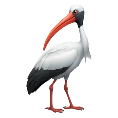 Sebastian the ibis sticker