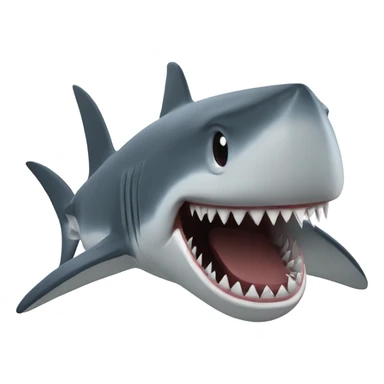 Shark tornado sticker
