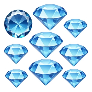 shiny diamonds closely together sticker