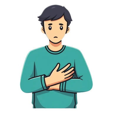 confused in-love person sticker