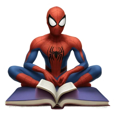 Spider man reading Quran  sticker