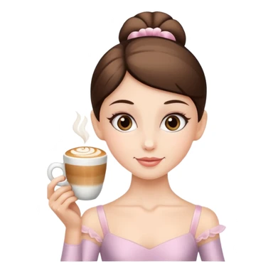 Make I move your ballerina cappuccino sticker