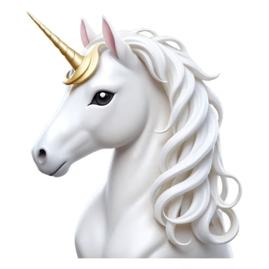 cinematic-beautiful-white-unicorn-emoji,-poised-and-regal,-with-a-slender,-ethereal-form-draped-in-a-pristine-white-color,-a-flowing-mane-and-tail,-and-a-white,-spiraled-horn-that-radiates-pure-light,-simplified-yet-sharp-and-majestic,  sticker