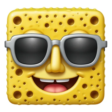 Sponge Bob in sun glasses  sticker
