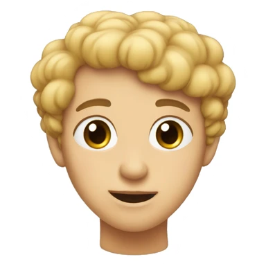 puffy cheeks sticker