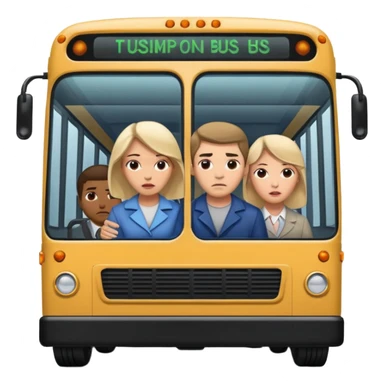 A man throwing one woman under a bus  sticker