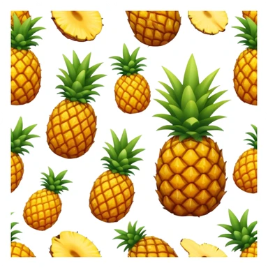 Trozos de piña sticker