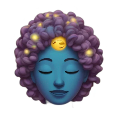 Cosmic méditation  sticker