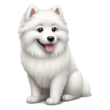 Samoyed dog sticker