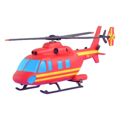 rescue helicopter sticker