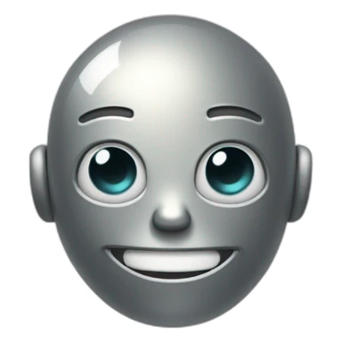 /robotic-Grinning-Face-with-Sweat-drop sticker