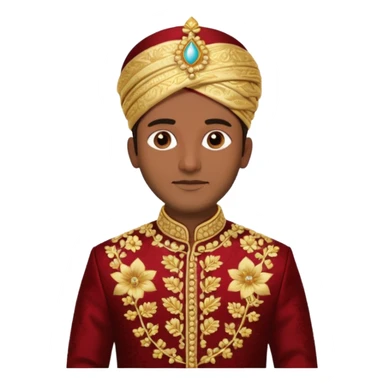 indian groom sticker