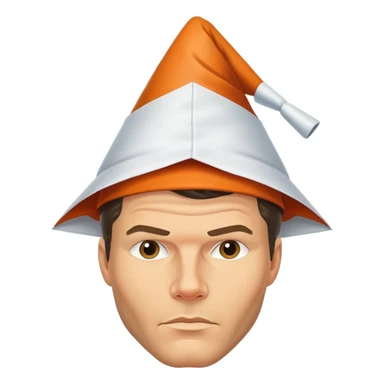 Pete hegseth in a dunce cap sticker