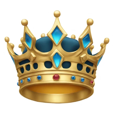 a royal crown sticker