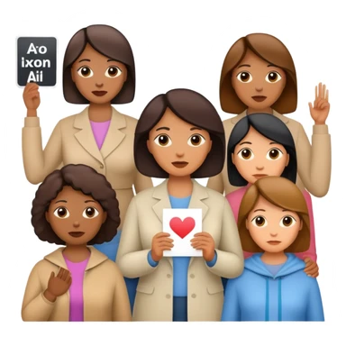 Moms against AI sticker