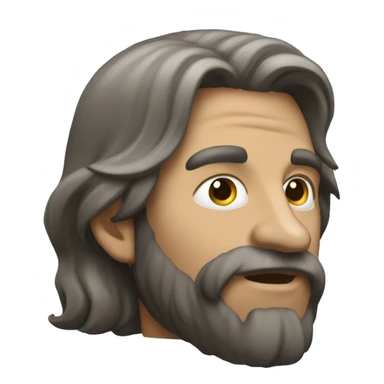 Omero riéndose sticker