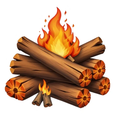 camp fire sticker