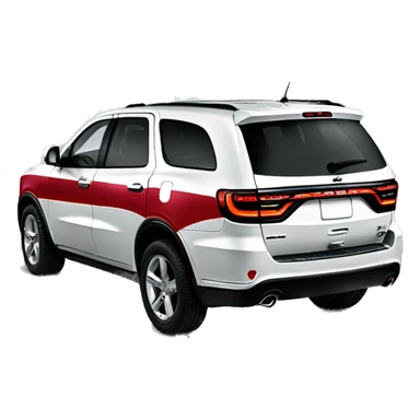 2011 dodge Durango with red stripes sticker