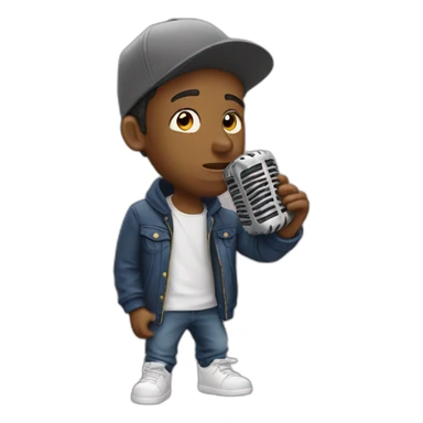 Le rappeur la fève  sticker