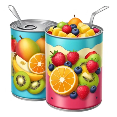 fruit salad in a can sticker