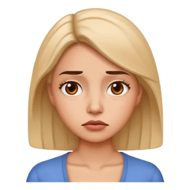 I want an emoji of a sassy woman looking unimpressed as if to say "yeah...no..." sticker