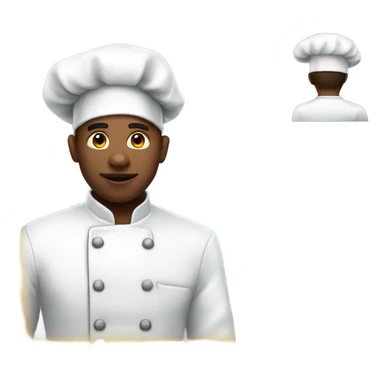 🤤this emoji with the chef hat sticker