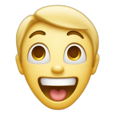 A happy and surprised person sticker