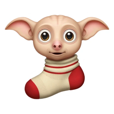 dobby with a sock sticker