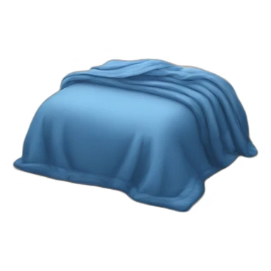  blue pillow and blanket sticker