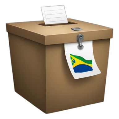 brazillian ballot box sticker