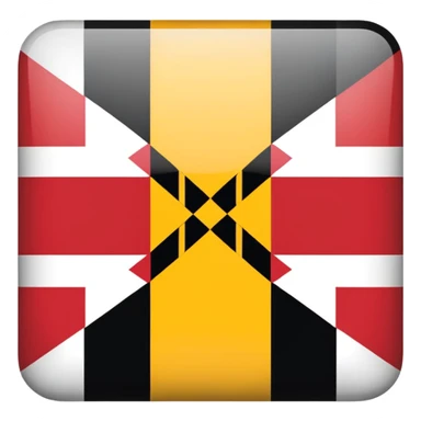 maryland flag sticker