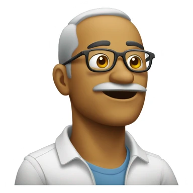 Relaxado fumando sticker