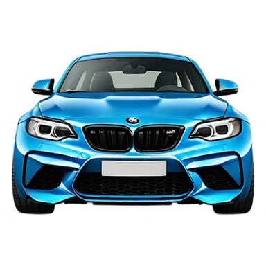 bmw m2 G87 blue sticker