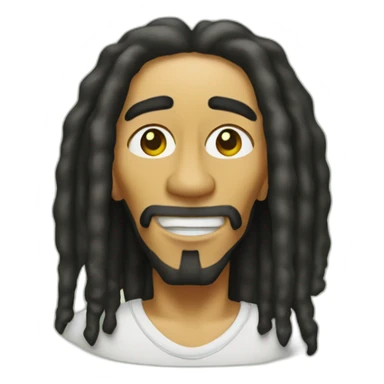 Bob Marley canabis sticker