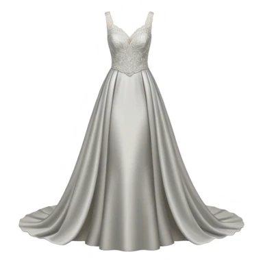 silver bridal sticker