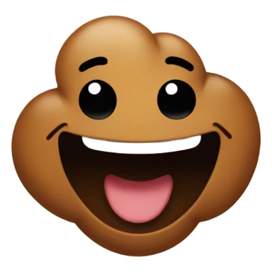 Poo smiling sticker