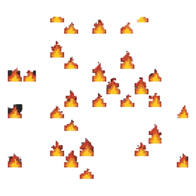 fire wall tile sticker