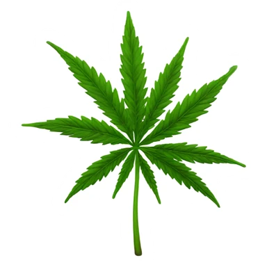 Marijuana plant   sticker