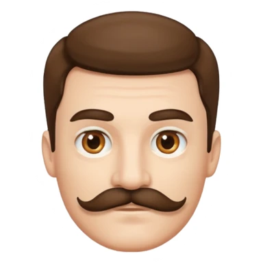 Adolf Hitler moustache carré  sticker