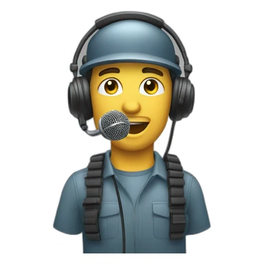 Boom microphone operator sticker