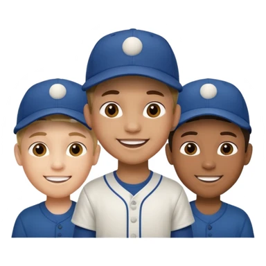 Un groupe d'amis garcons sticker