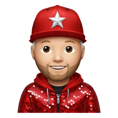 Fred Durst with red sequin outfit sticker