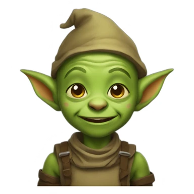 little cute Goblin  sticker
