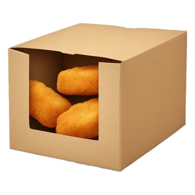 chicken nuggets in box  sticker