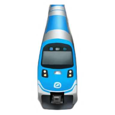 High velocity train blue copkit rails view sticker