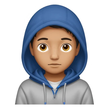 Doy wearing a hodiee  sticker