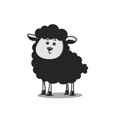 Sheep sticker