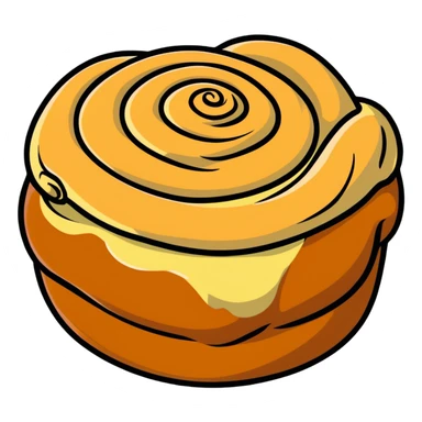 cinnamon bun sticker